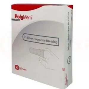 Polymem Finger/Zeh Verband Größe 1 (XS) silber 4,7-5,7cm 6 Stück PZN 09221990