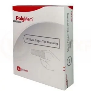 Polymem Finger/Zeh Verband Größe 2 (S) silber 5,7-6,7cm 6 Stück PZN 09222009