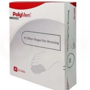 Polymem Finger/Zeh Verband Größe 5 (XL) silber 8,8-9,8cm 6 Stück PZN 10143947