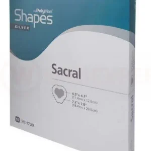 PolyMem Wund-Pad haftend Sacral Sakrum Ag 18x20cm 10 Stück PZN 02671885