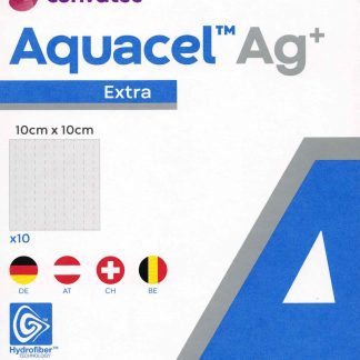 Aquacel Ag+ Extra 10x10cm 10 Stück Faserverband Wundauflage PZN 10203810