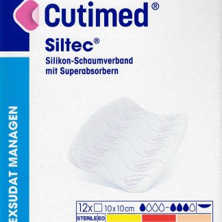 Cutimed Siltec 10x10 cm 12 Stück PZN 07337984