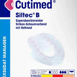 Cutimed Siltec B Oval 10x7cm 12 Stück PZN 12369905