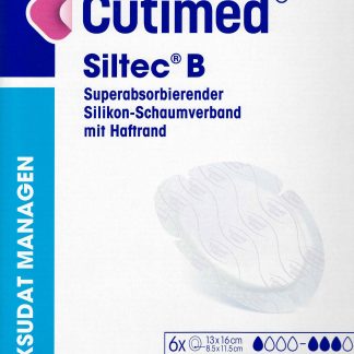 Cutimed Siltec B Oval 13x16cm 6 Stück PZN 15315956