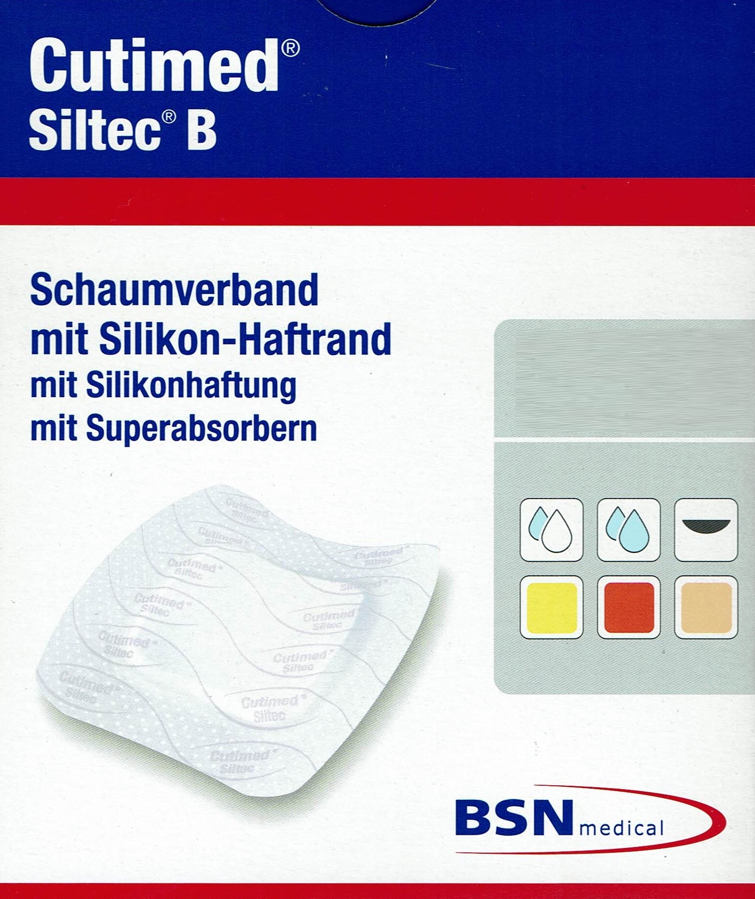 Cutimed Siltec B 10,0 X 22,5 Cm 12 Stück PZN 10204206 - Wundexpert.de