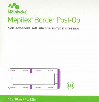 Mepilex Border Post-OP 10x30cm steril 5 Stück PZN 11639171