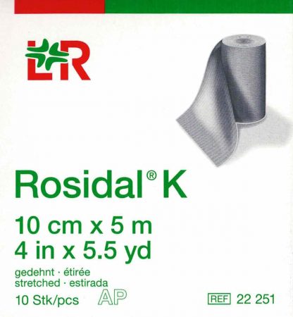 Rosidal K Kurzzugbinde 10cm x 5m 10 Stück PZN 04847182