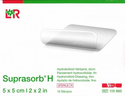 Suprasorb H Hydrokolloid-Verband 5x5cm 10 Stück PZN 15563329