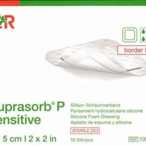 Suprasorb P sensitive 5x5cm 10 Stück PZN 15786414