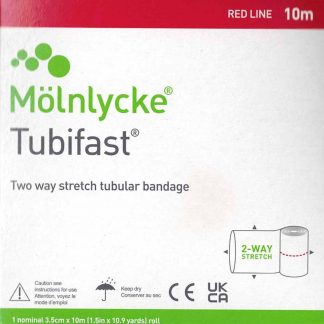 Tubifast 2-Way-Stretch rot Rolle 10 m x 3,5cm unsteril 1 Stück PZN 09932691