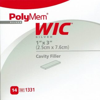PolyMem Wund-Füller nicht klebend WIC silber 2,5x8cm 14 Stück PZN 05389965
