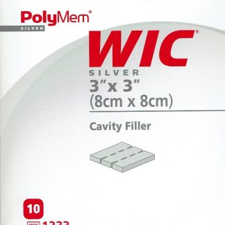 PolyMem Wund-Füller nicht klebend WIC silber 8x8cm 10 Stück PZN 2811292