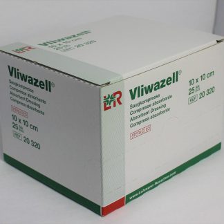 Vliwazell Saugkompresse steril 10x10cm 25 Stück PZN 00809575