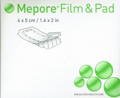 Mepore Film & Pad 4×5 cm, steril 5 Stück PZN 1624151