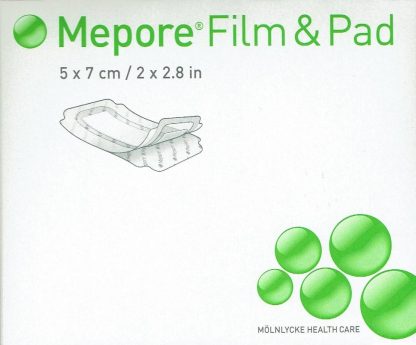 Mepore Film & Pad 5x7cm steril 5 Stück PZN 01624180
