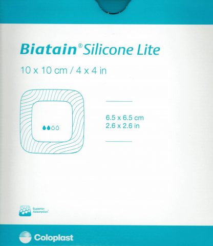 Biatain Silicone Lite 10x10cm 10 Stück PZN 03880697