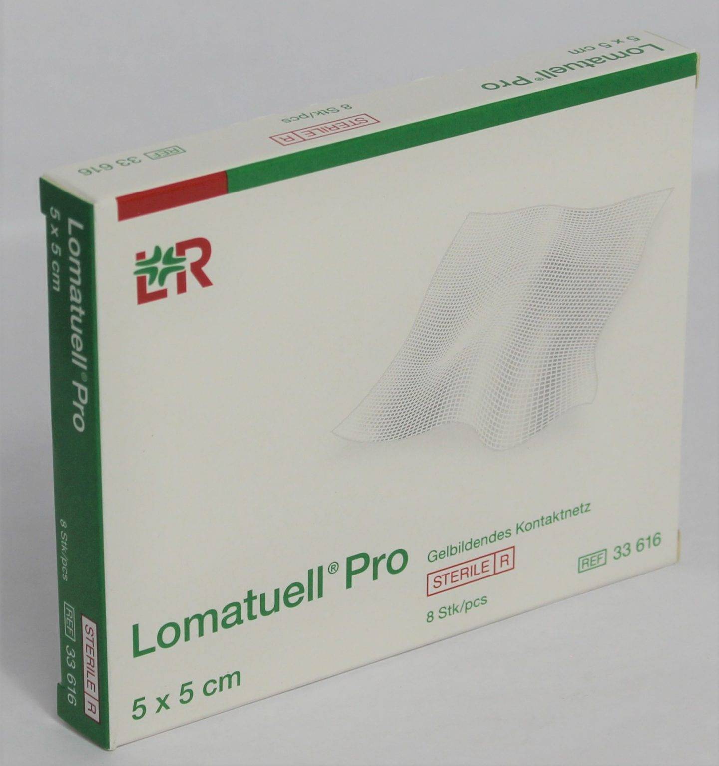Lomatüll Pro 5x5cm 8 Stück PZN 10005091 - Wundexpert.de