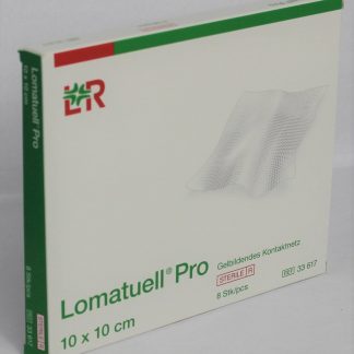 Lomatüll Pro 10x10cm 8 Stück PZN 10005116