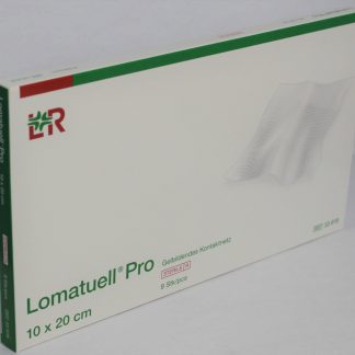Lomatüll Pro 10x20cm 8 Stück gelbildendes Kontaktnetz steril PZN 10005122
