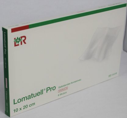 Lomatüll Pro 10x20cm 8 Stück gelbildendes Kontaktnetz steril PZN 10005122
