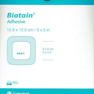 Biatain Schaumverband selbst-haftend 12,5×12,5cm 10 Stück PZN 01146898