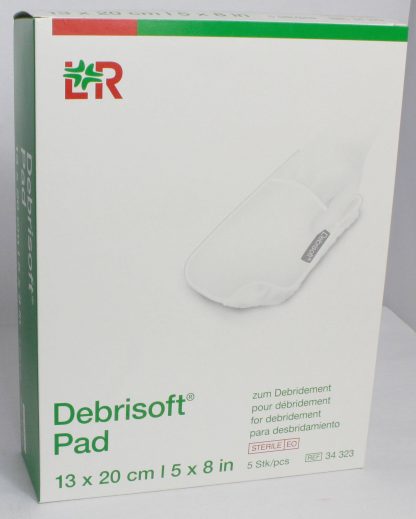 Debrisoft Pad steril 13x20cm 5 Stück PZN 13155201