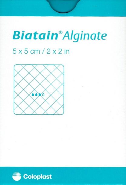 Biatain Alginate 5x5cm 10 Stück PZN 01406388