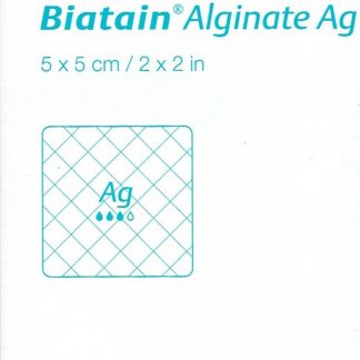 Biatan Alginate Ag 5x5cm 10 Stück PZN 1406448