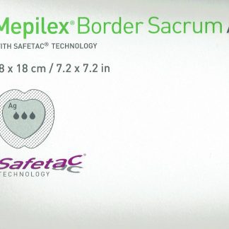 Mepilex Border Sacrum Sakral Ag 18x18cm steril 5 Stück PZN 06130436