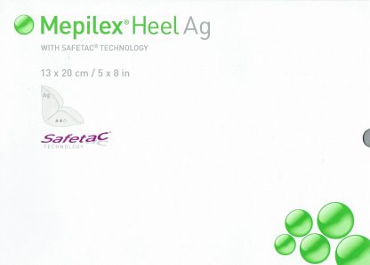Mepilex Heel Ag 13x20cm steril 5 Stück PZN 6574920