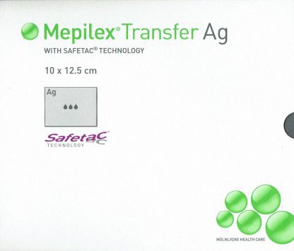 Mepilex Transfer Ag 10x12,5cm steril 5 Stück PZN 09542783