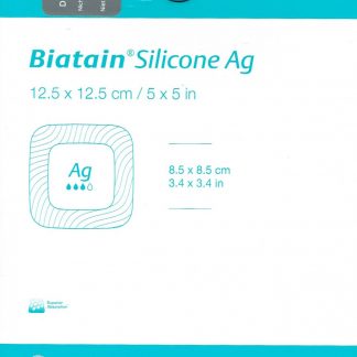 Biatain Silicone Ag 12,5x12,5cm 5 Stück PZN 03880734