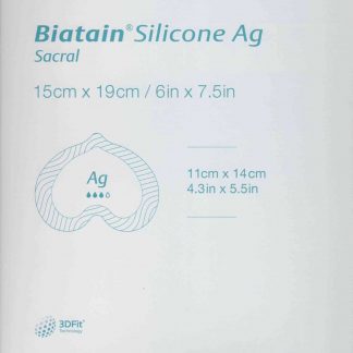 Biatain Silicone Ag Sakrum15x19cm 5 Stück PZN 13704607