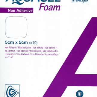 Aquacel Foam nicht-haftend 5x5cm 10 Stück PZN 08999782