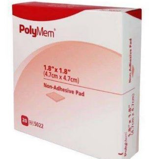 PolyMem Wund-Pad nicht klebend 5x5cm 20 Stück PZN 07590660