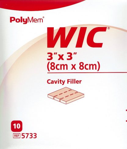 PolyMem Wund-Füller nicht klebend WIC 8x8cm 10 Stück PZN 00045439