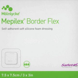 Mepilex Border Flex 7,5×7,5cm steril 10 Stück PZN 12595984