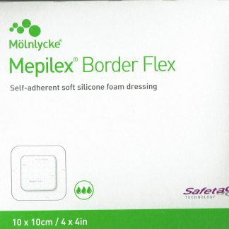 Mepilex Border Flex 10x10cm steril 10 Stück PZN 12596009