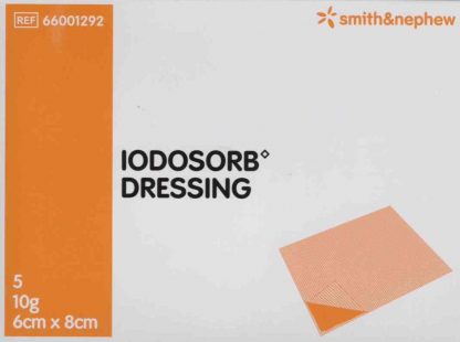 Iodosorb Dressing 6x8cm 10g 5 Stück PZN 00222539