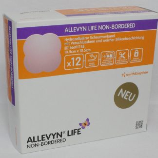 Allevyn Life Non-Bordered 10,5x10,5cm 12 Stück PZN 13880037