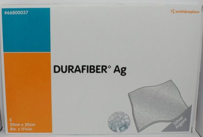 Durafiber Ag 20x30cm 5 Stück Faserverband PZN 03426219