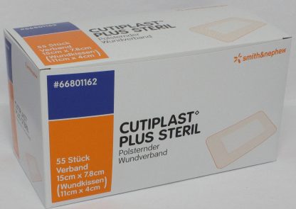 Cutiplast Plus steril 15x7,8cm 55 Stück REF 66801162