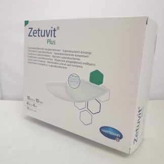 Zetuvit Plus Saugkompresse 10x10cm 10 Stück PZN 02536259