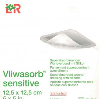 Vliwasorb sensitive 12,5x12,5cm 10 Stück PZN 16876349