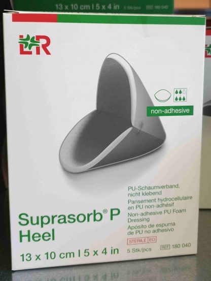 Suprasorb P Heel Ferse nicht-haftend 13x10cm 5 Stück PZN 17578536