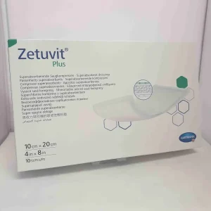 Zetuvit Plus Saugkompresse steril 10x20cm 10 Stück PZN 02536265