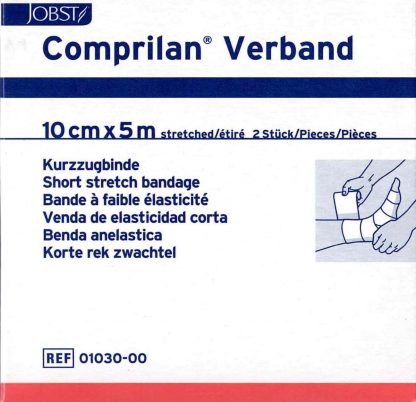 Comprilan-Verband 2 Kurzzugbinden 5m gedehnt x 10cm 1x Set PZN 02059701