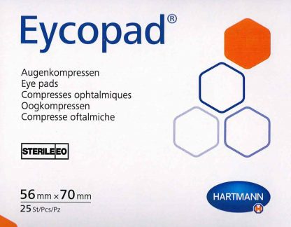 Eycopad Augenklappe steril 56x70mm 25 Stück PZN 02733304