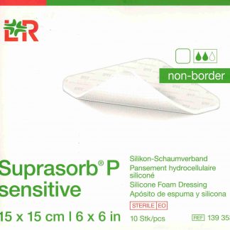 Suprasorb P sensitive nicht-haftend 15x15cm 10 Stück PZN 15786182