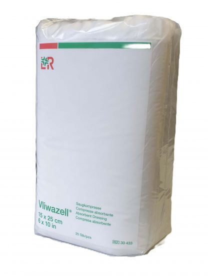 Vliwazell Saugkompresse 15x25cm 25 Stück PZN 05855980